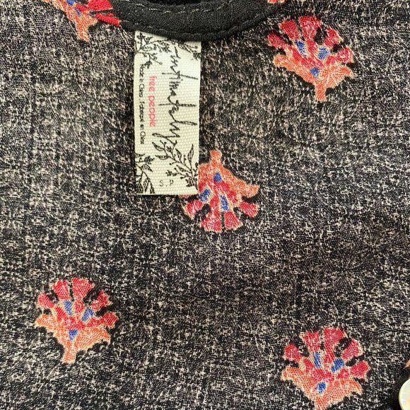 Free People Intimates Boho Floral Razor back Maxi Dress - Picture 8 of 8